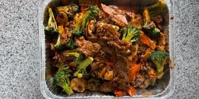 Beef With Mixed Vegetable Tray