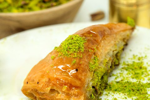Carrot Slice Pistachio Baklava