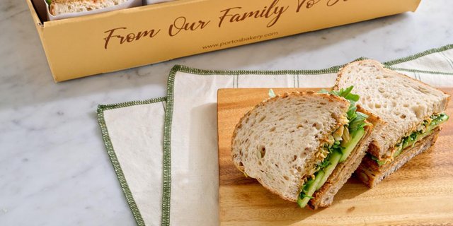 Eggplant & Wild Arugula Sandwich