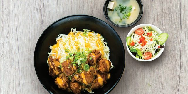 Fried Chicken Karaage Rice Bowl