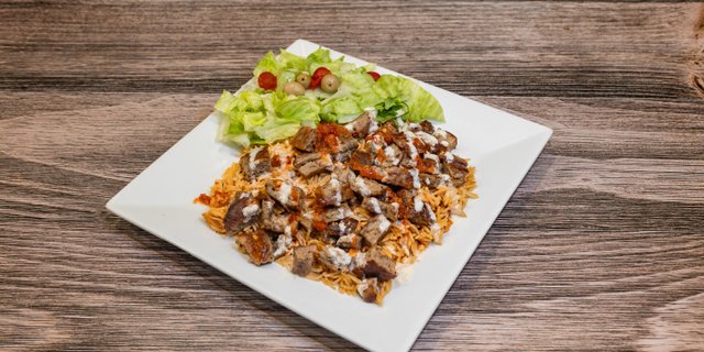 Gyro W/ Rice & Salad