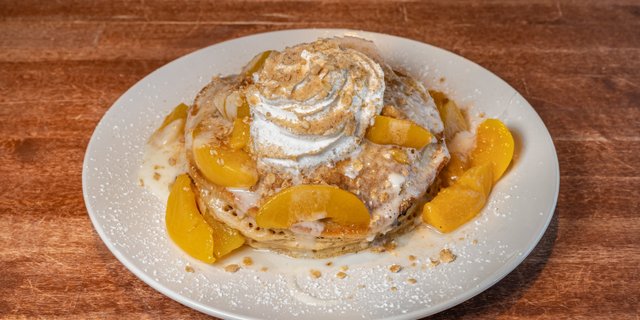 Peach Please Pancakes
