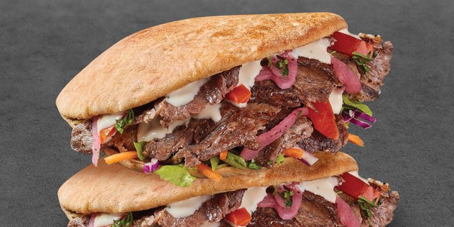 Beef Shawarma Pita Pair