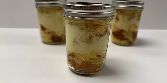 Lemon Sunrise Cake Jar