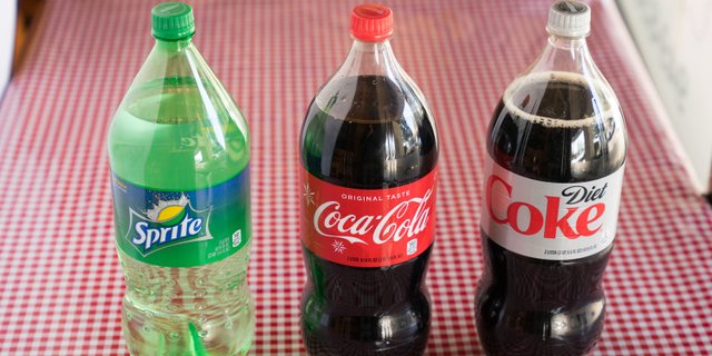 Assorted 2L Soda Bottles