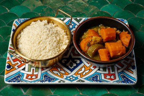 Moroccan Couscous w/ Vegetables Soup