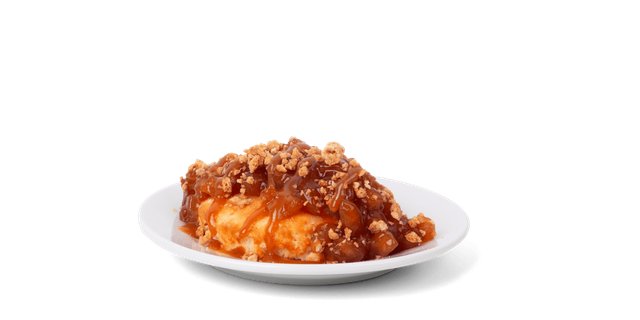 Salted Caramel Apple Crisp