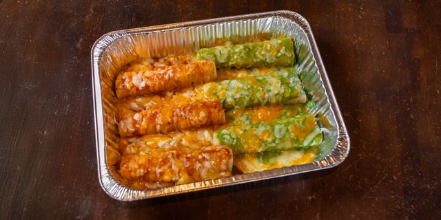 Veggie Enchiladas Platter