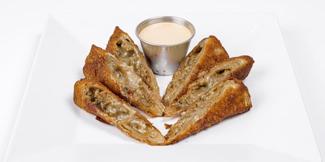 Boudin Egg Rolls