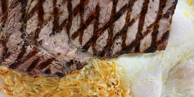 Ham Steak & Eggs