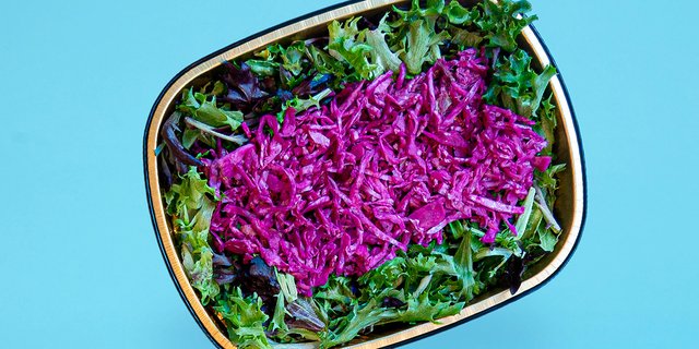 Cabbage Slaw & Greens