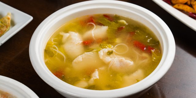 Fish w/ Pickled Vegetable Soup