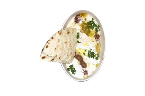 1/2 Hummus & 1/2 Baba Ganoush