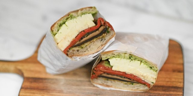 Grilled Vegetable Sandwich