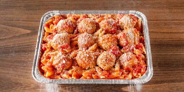 Ziti w/ Meatball Tray