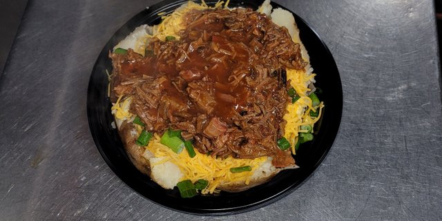Baked Potato W/ Meat Box