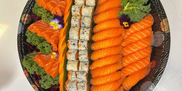 Salmon Fan Platter