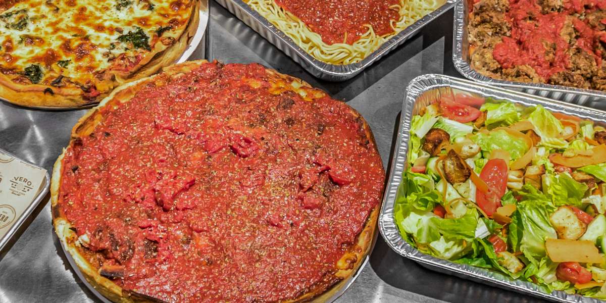 Vero Chicago Pizza Catering in Gilbert, AZ 1431 E Williams Field Rd