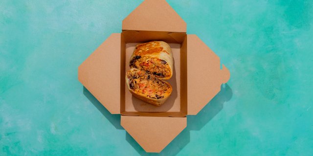 Tinga Chicken Burrito Boxed Lunch