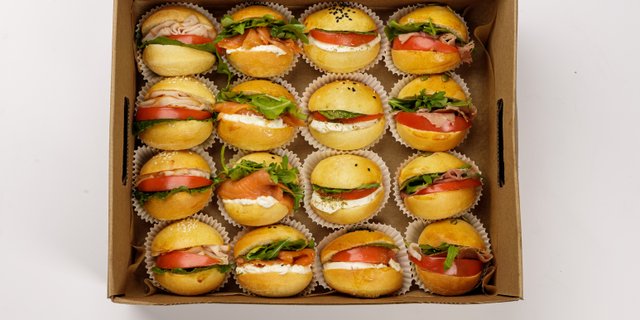 Baby Brioche Sandwich Platter