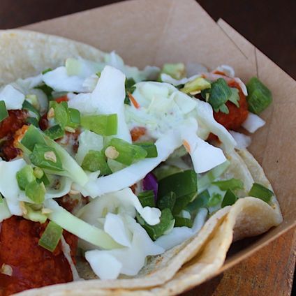 Spicy Fried Chicken Taco