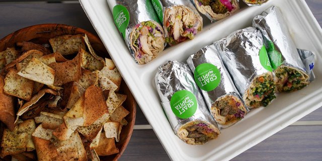 Falafel Sandwich Tray