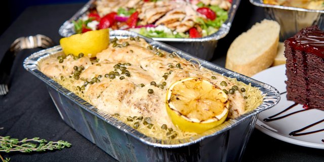 Chicken Piccata Half Tray