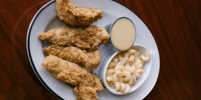 Fried Chicken Fingers, Side & Cookie