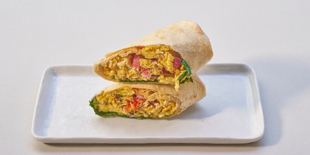 Egg, Spinach & Avocado Wrap