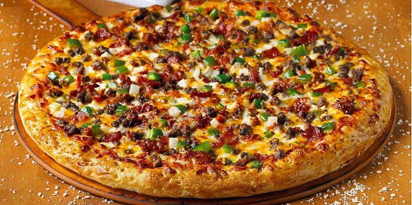 Beddar Cheddar Burger Pizza