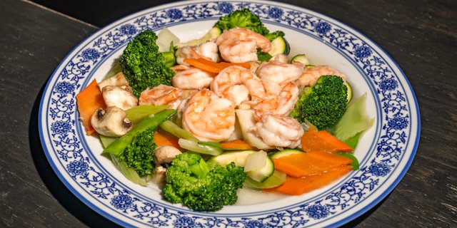 Shrimp w/ Mixed Vegetables