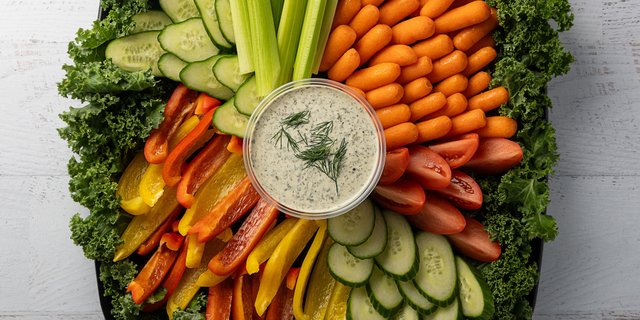Vegan Ranch & Veggie Tray
