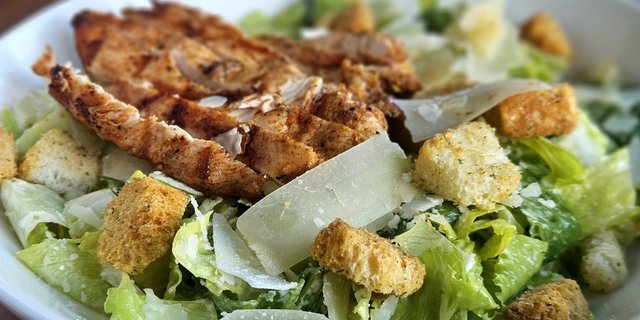 Tossed Chicken Caesar Salad