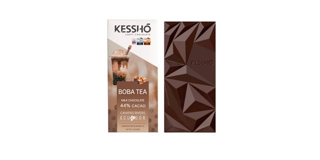 Boba Tea 44% Milk Chocolate Bar