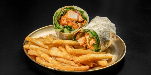 Buffalo Chicken Finger Wrap