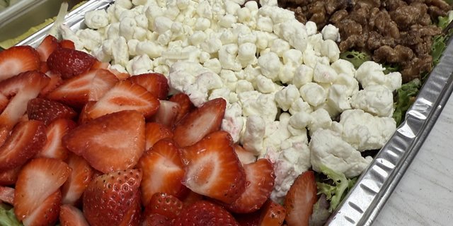 Strawberry & Goat Cheese Salad