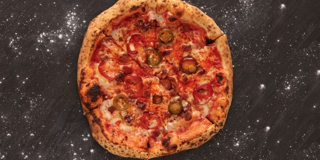 Hot Honey Bacon Pizza