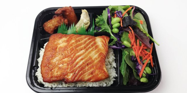 Salmon Teriyaki Bento Box