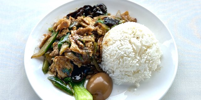 Mooshu Pork Rice Box