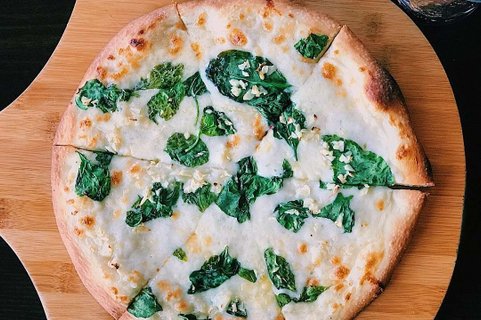 The Alfredo Pizza