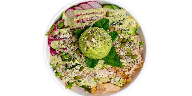 Individual Green Glow Bowl