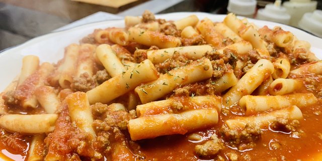 Pasta W/ Meat Sauce