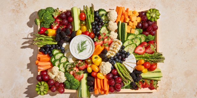 The Fruit, Veggie, & Cheese Board Medium Package