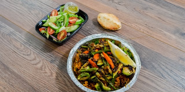 Grilled Vegetable Paella Boxed Lunch