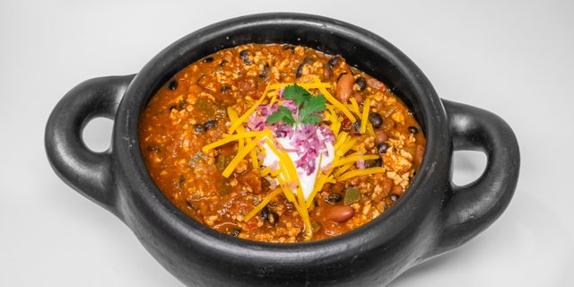 Individual Turkey Chili Soup