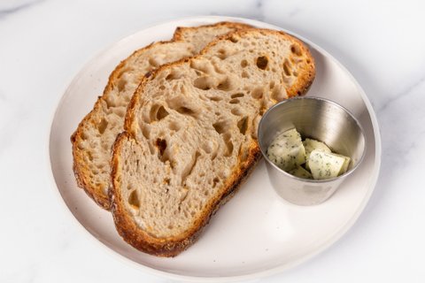 Sourdough Toast with Herbed Butter