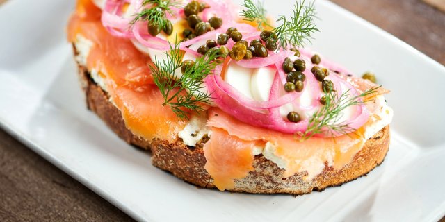 Smoked Salmon Toast