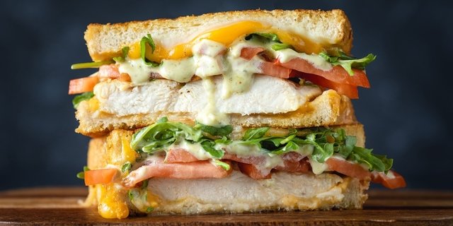 Chicken Pesto Grilled Cheese Sandwich
