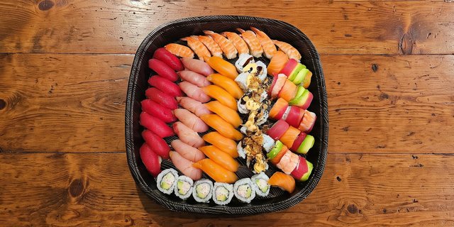 Red Sushi Tray