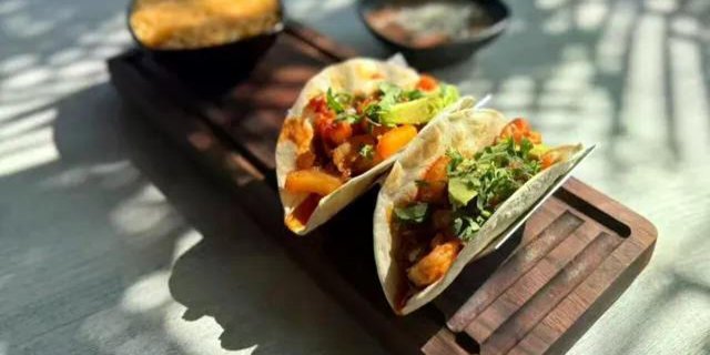 Shrimp Pina Tacos